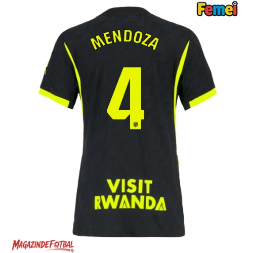 Atletico Madrid Rodrigo Mendoza #4 Tricou Fotbal Replică 2026-27 Femei Deplasare Atletico Madrid Rodrigo Mendoza #4 Tricou Fotbal Replică 2026-27 Femei Deplasare